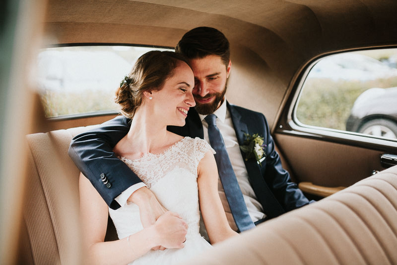Hochzeit im Weingut am Nil Hochzeitsfotograf Mannheim Brautauto