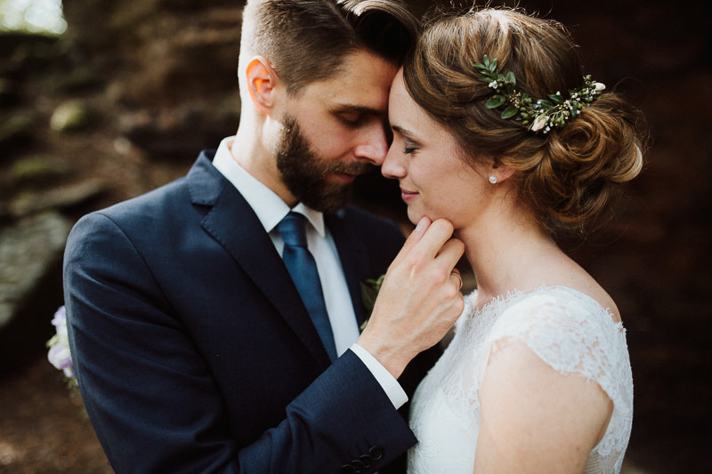 Hochzeitsfotograf Mannheim Stuttgart Portraits im Wald
