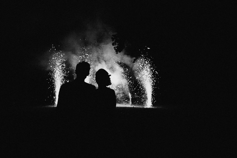 Hochzeit Feuerwerk in Berlin Schloss Ziethen