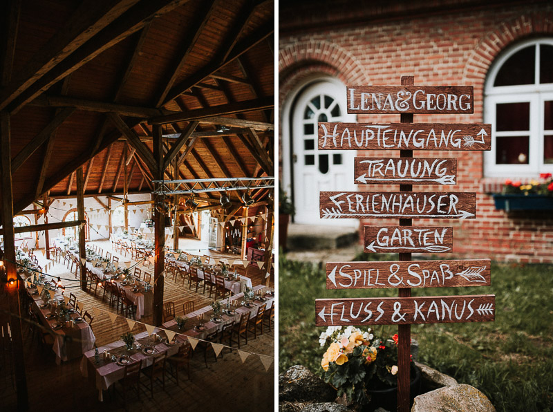 DIY Boho Hochzeit auf Hof Brache Wahlstorf bei Kiel